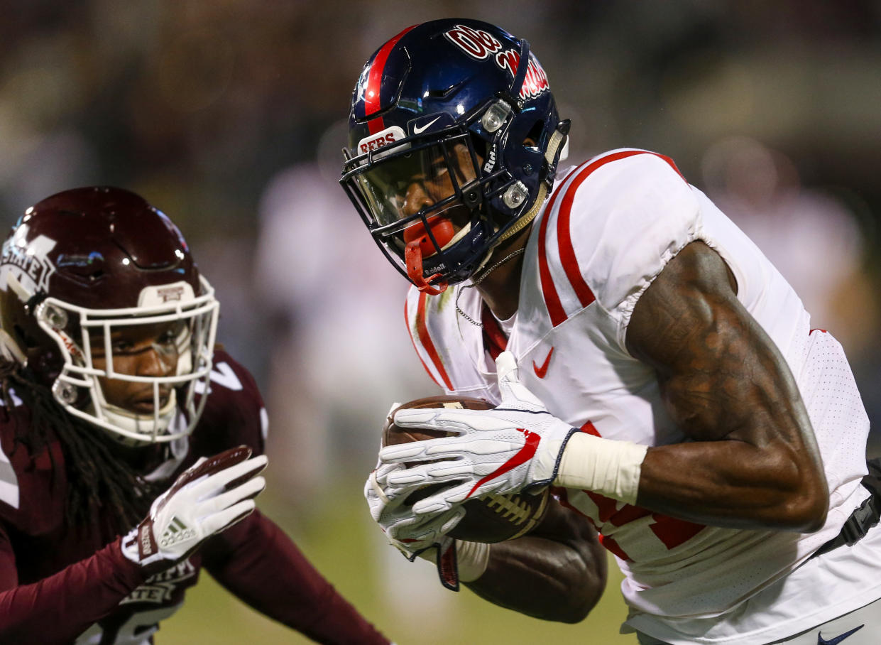 Mississippi beat Mississippi State in the 2017 Egg Bowl. (Getty)