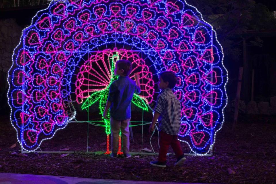 There are holiday lights and events for everyone at Nights of Lights in Pinecrest Gardens.