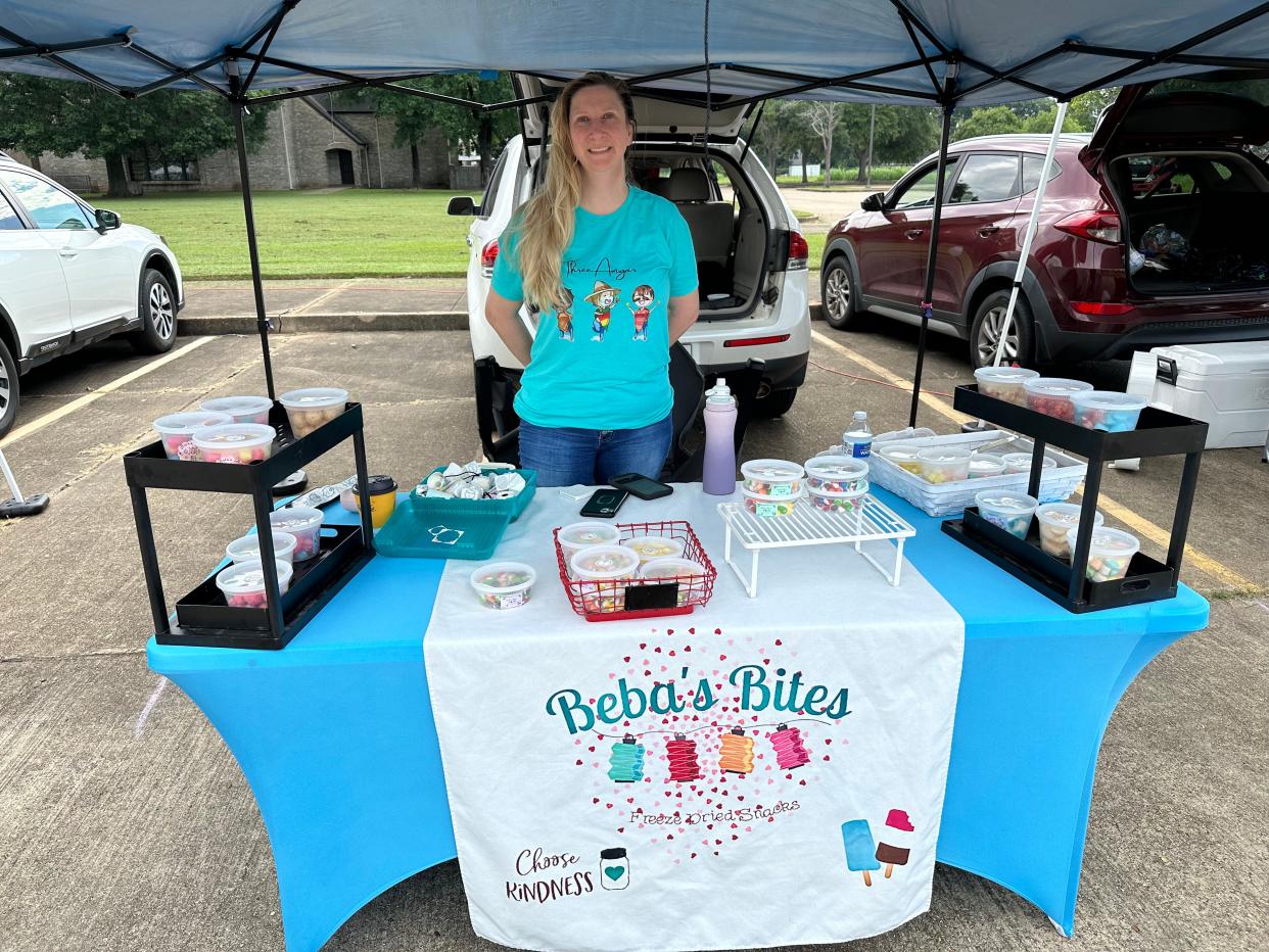 Rebecca Johnson’s daughter was her biggest cheerleader when it came to starting her freeze dried candy business Beba’s Bites.