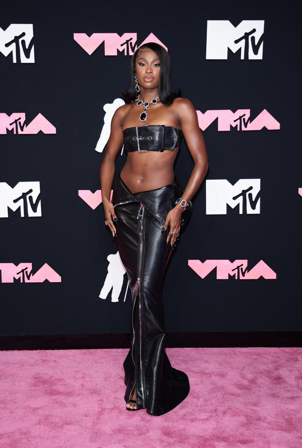 NEWARK, NEW JERSEY - SEPTEMBER 12: Coco Jones attends the 2023 MTV Video Music Awards at the Prudential Center on September 12, 2023 in Newark, New Jersey. (Photo by Dimitrios Kambouris/Getty Images) ORG XMIT: 776018641 ORIG FILE ID: 1676932365