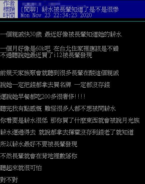 網友在PTT發起討論。（圖／翻攝自PTT）