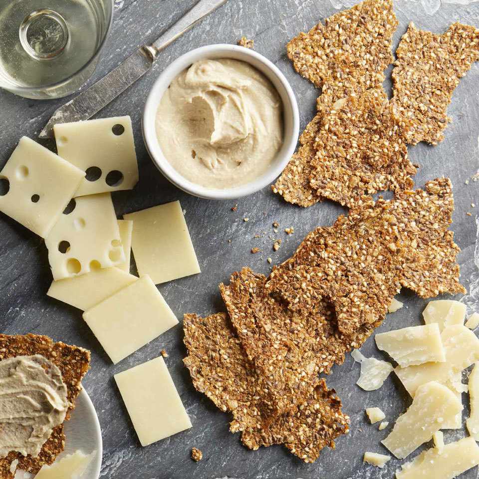 Homemade Multi-Seed Crackers