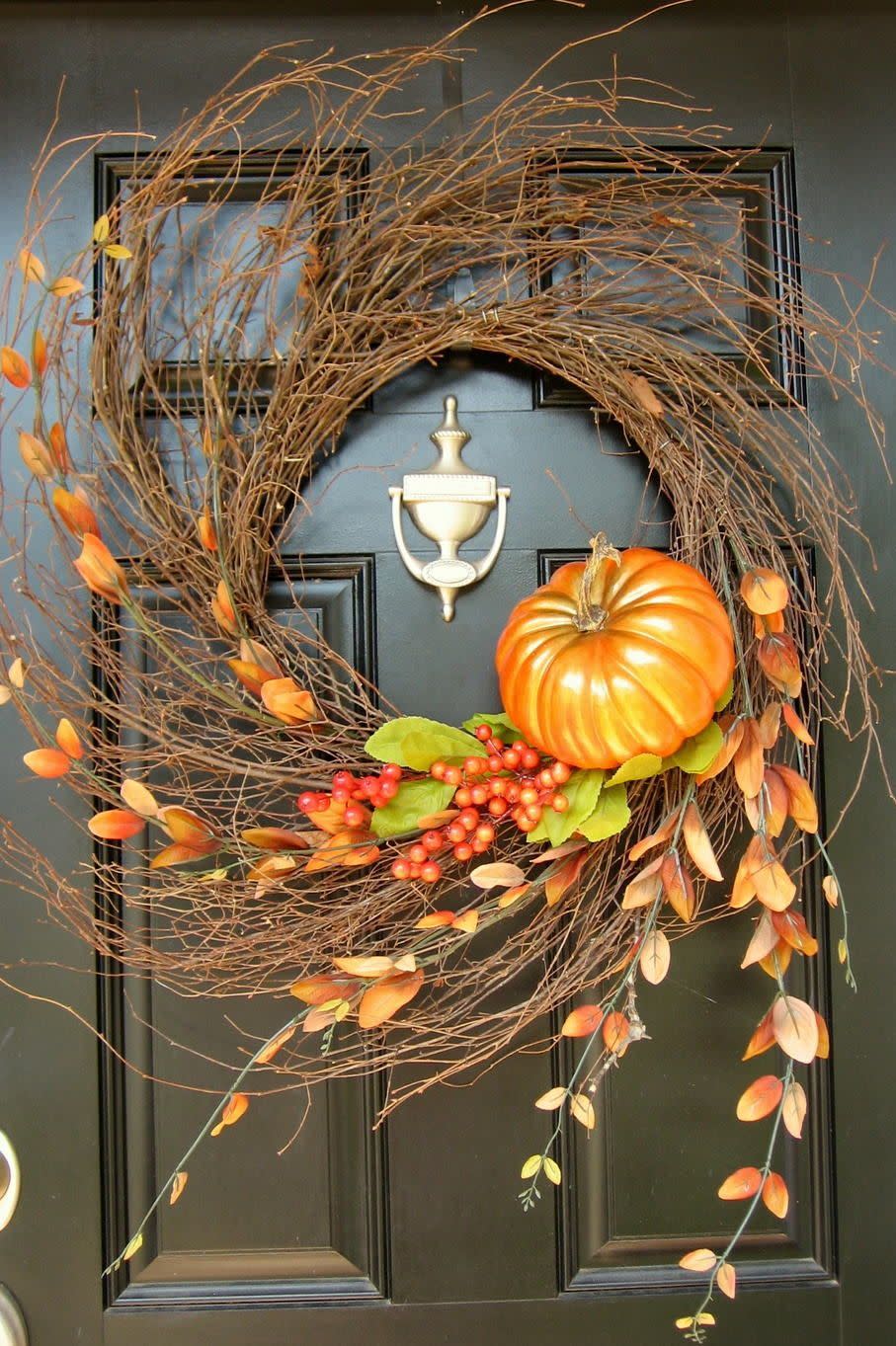 Harvest Pumpkin Wreath