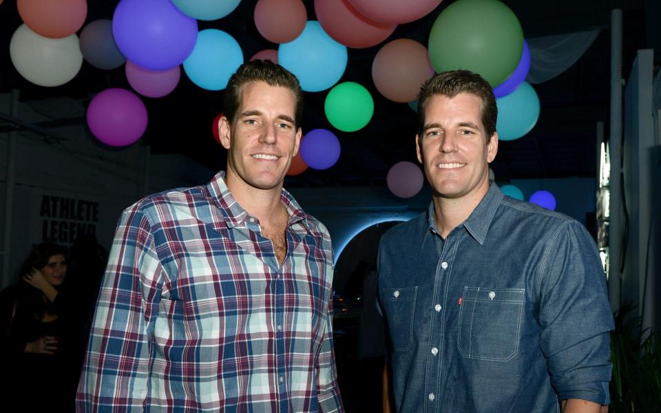 Cameron and Tyler Winklevoss in 2015 - Getty Images North America