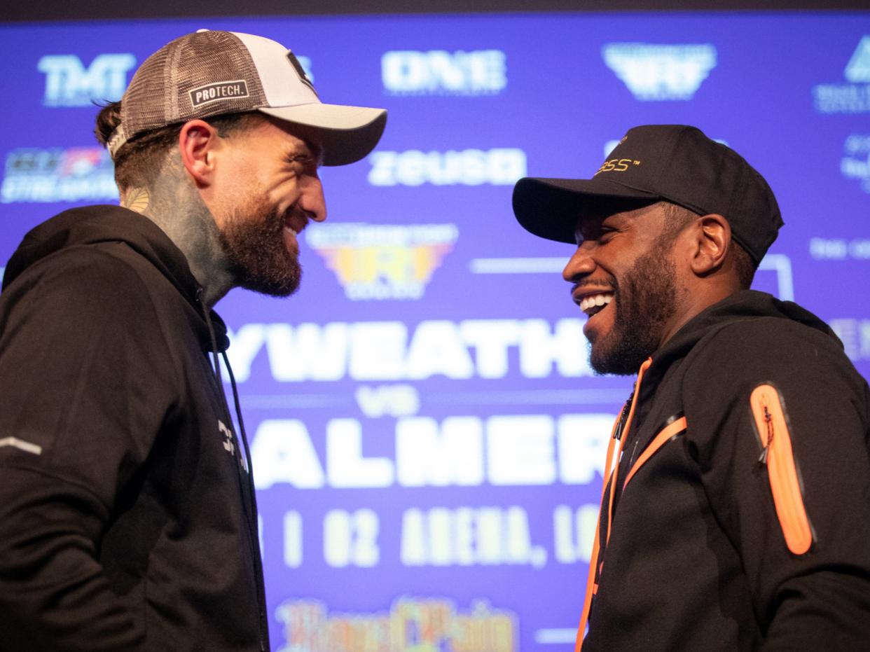 Aaron Chalmers (left) will box Floyd Mayweather in an exhibition bout at the O2 Arena (Lee Hamilton Cooper)