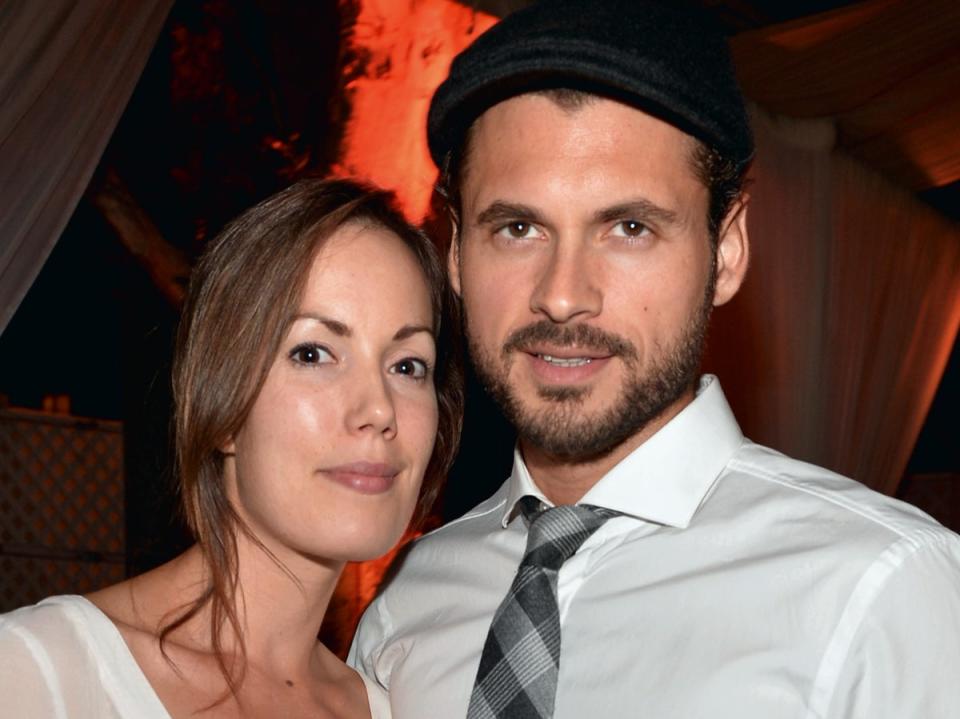 Aden Canto and his wife Stephanie (Getty Images)