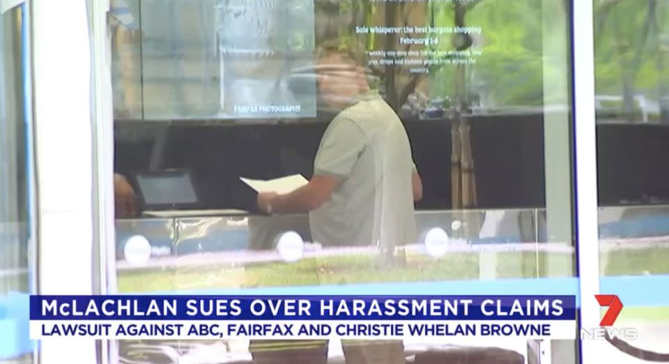 Craig McLachlan's legal representative served papers on two media outlets on Thursday afternoon. Source: 7 News