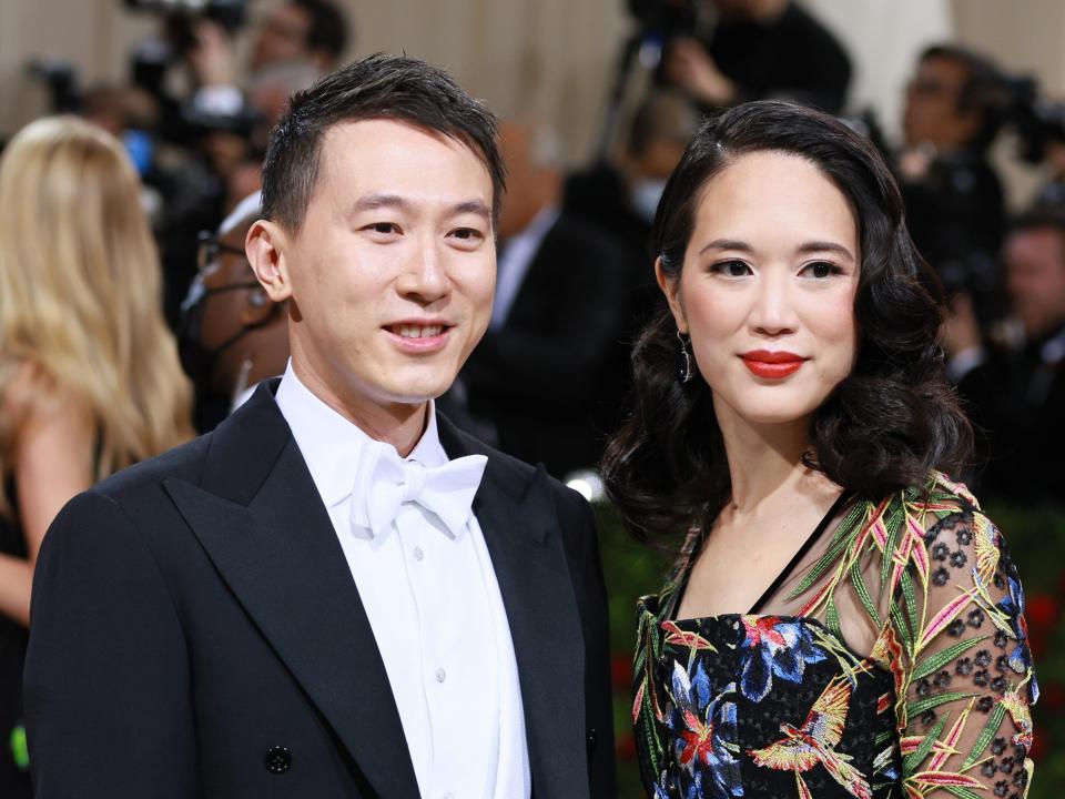 Shou Zi Chew and Vivian Kao attend The 2022 Met Gala