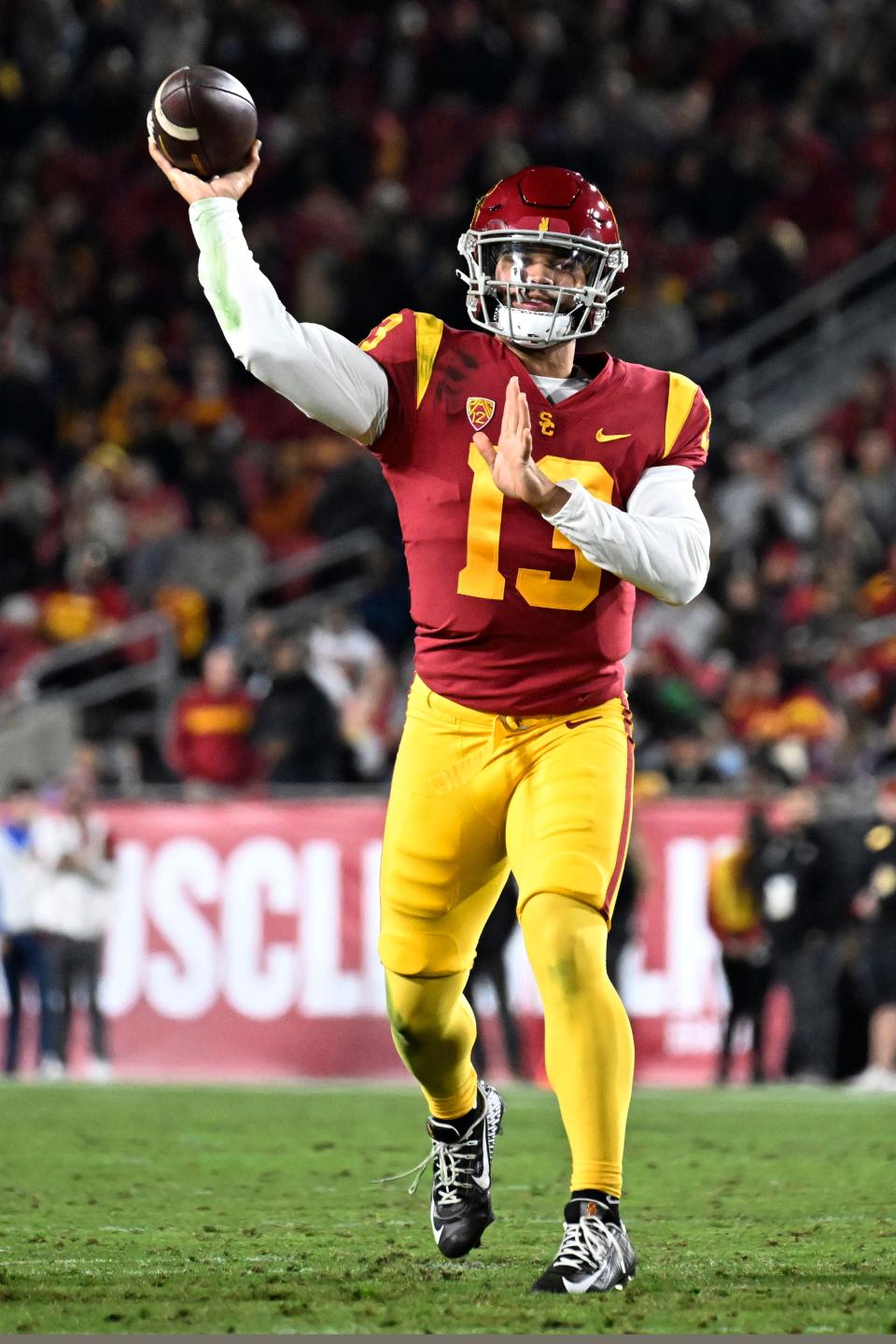 USC quarterback Caleb Williams is seen by many as gaining on C.J. Stroud in Heisman Trophy contention.