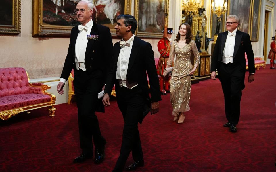 Prime Minister Rishi Sunak also attended the banquet in honour of Emperor Naruhito and Empress Masako