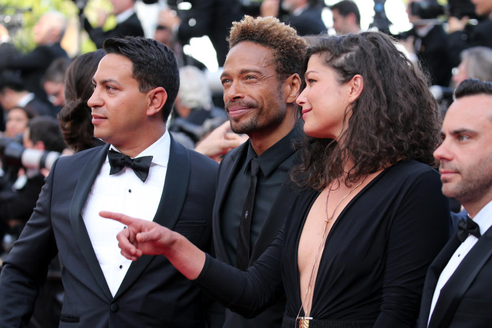 Venus assister à la projection de "Once Upon a time... in Hollywood", le réalisateur Hicham Hajji, l'acteur Gary Dourdan, l'actrice Hayet Belhalloufi et Renan Bourdeau.