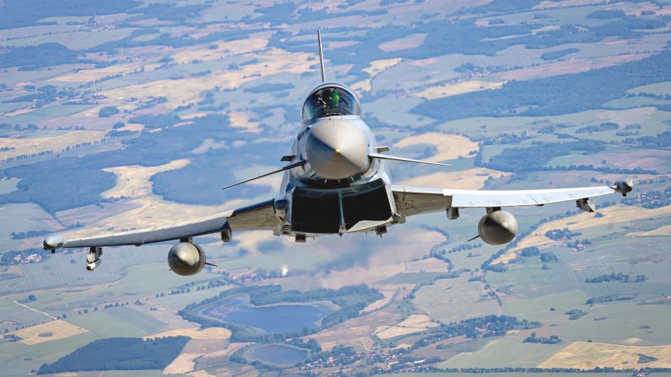 One of the German Air Force's existing Typhoon fighters. <em>Bundeswehr</em>