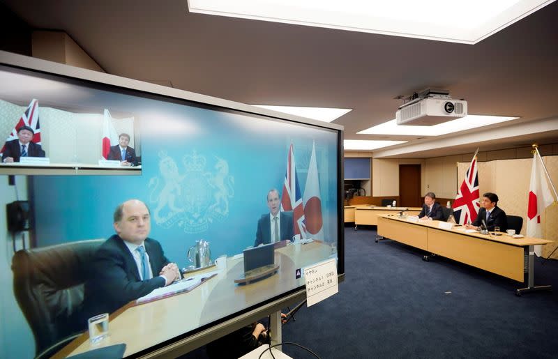 Japan-Britain Foreign and Defense Ministerial Meeting "2+2" video conference