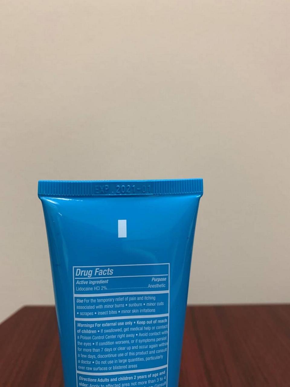  Mesquite, TX MPM Medical recalled one lot of Regenecare HA Hydrogel after receiving two customer complaints of visible contamination. This is the back label.