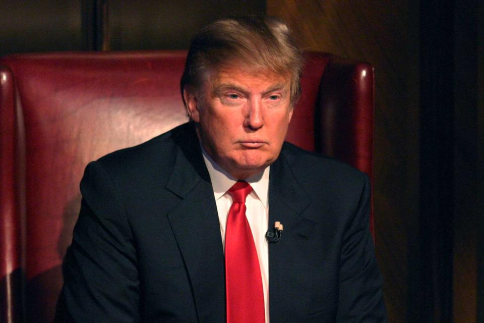 <p>Bill Tompkins/Getty</p> Donald Trump on The Celebrity Apprentice