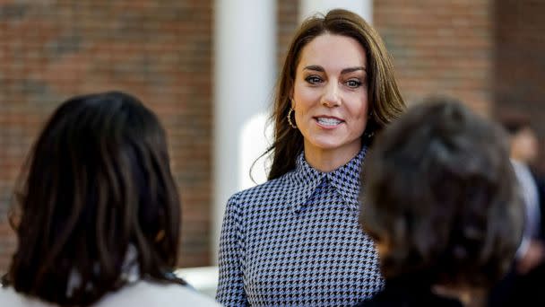 PHOTO: Kate Middleton, Princess of Wales visits the Center on the Developing Child at Harvard University in Cambridge, Dec. 2, 2022. (CJ Gunther/Reuters)