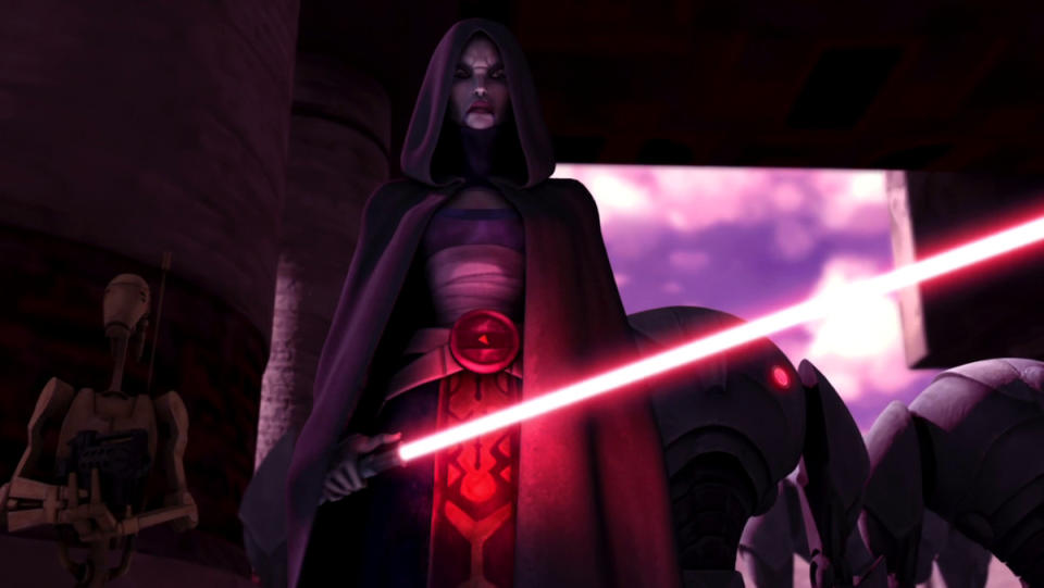 Asajj Ventress in The Clone Wars