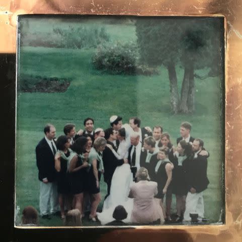 <p>Gracie Abrams Instagram</p> J.J. Abrams and his wife Katie McGrath on their wedding day.