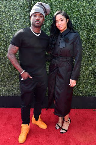 <p>Emma McIntyre/Getty</p> Ray J and Princess Love attend the MTV Movie and TV Awards at Barker Hangar in June 2019 in Santa Monica