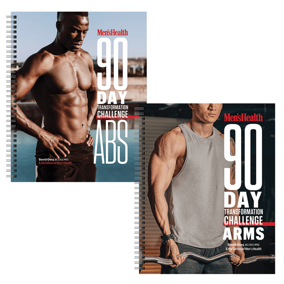 <p><a href="https://shop.menshealth.com/men-s-health-90-day-challenge-bundle.html" rel="nofollow noopener" target="_blank" data-ylk="slk:Shop Now;elm:context_link;itc:0;sec:content-canvas" class="link ">Shop Now</a></p><p>90-Day Challenge Bundle</p><p>menshealth.com</p><p>$26.95</p>