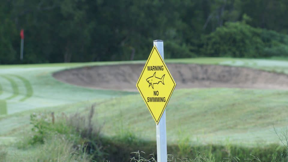 There was no hope of getting your ball back if it found the water at Carbrook. - Courtesy Scott Wagstaff