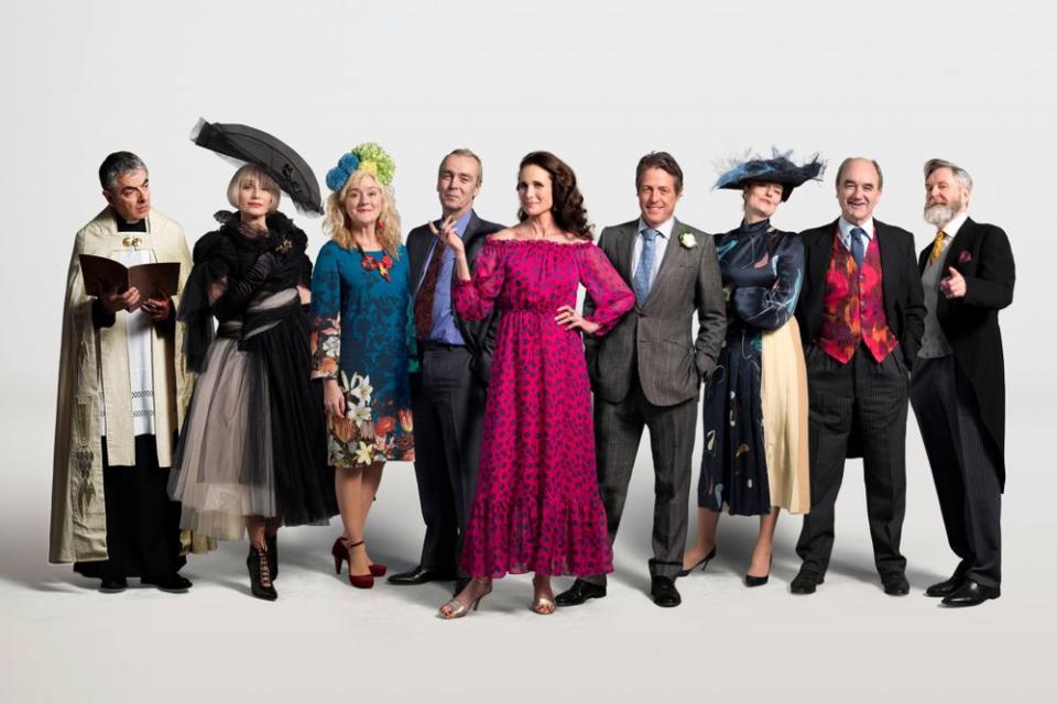 The cast of <em>One Red Nose Day and a Wedding</em>