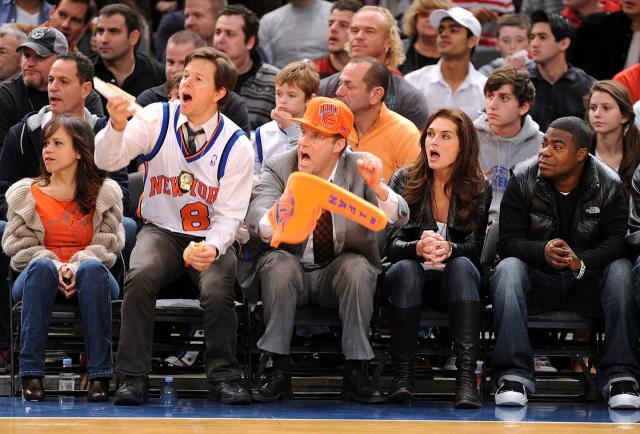 30 Times Celebrities Had a Blast Sitting Courtside Basketball Games