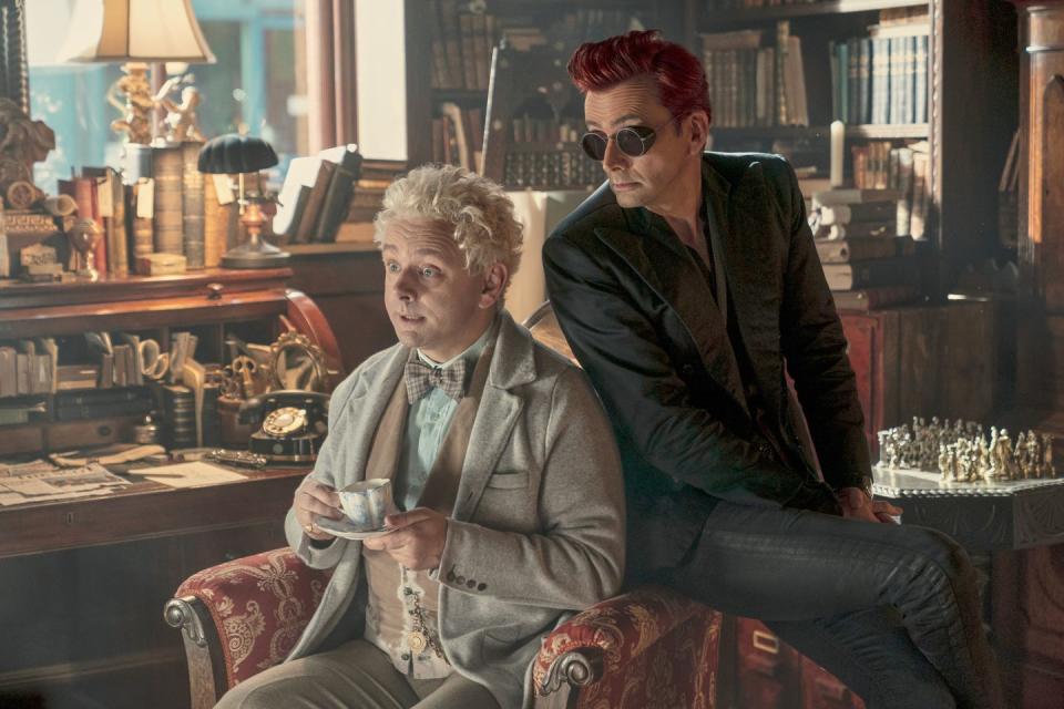 michael sheen and david tennant in good omens season 2