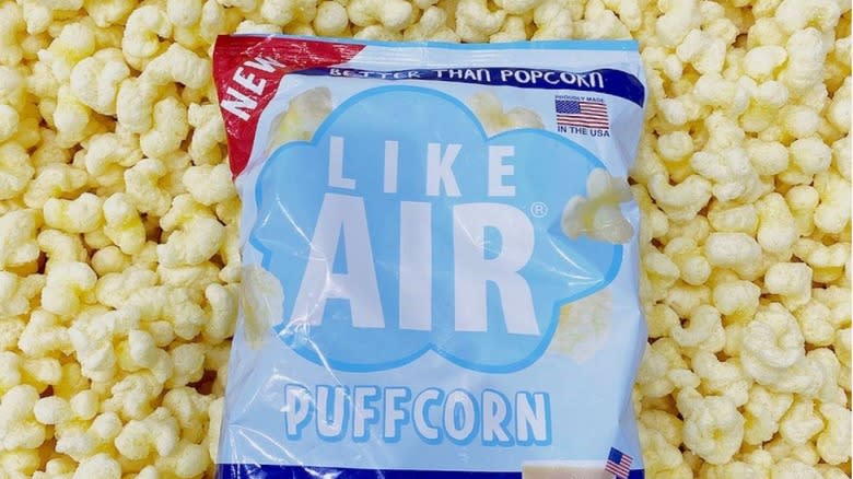 A bag of Like Air Puffcorn