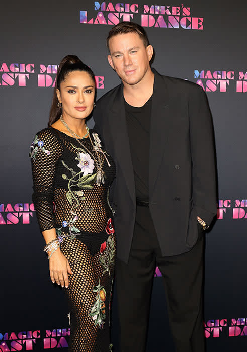 Salma Hayek with Channing Tatum