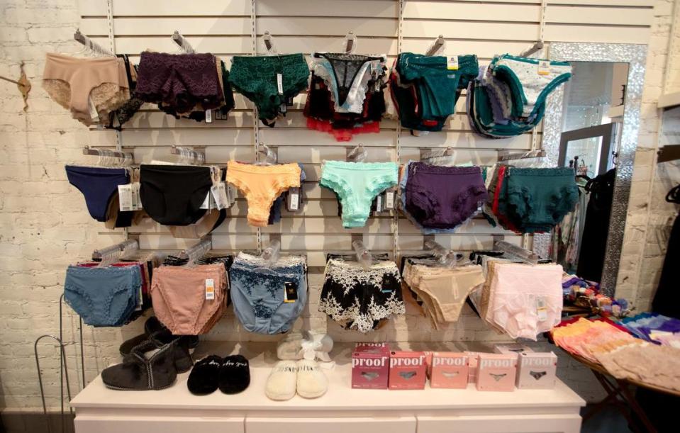 Fanny Wrappers in San Luis Obispo has a wide lingerie selection and specializes in personalized fittings.