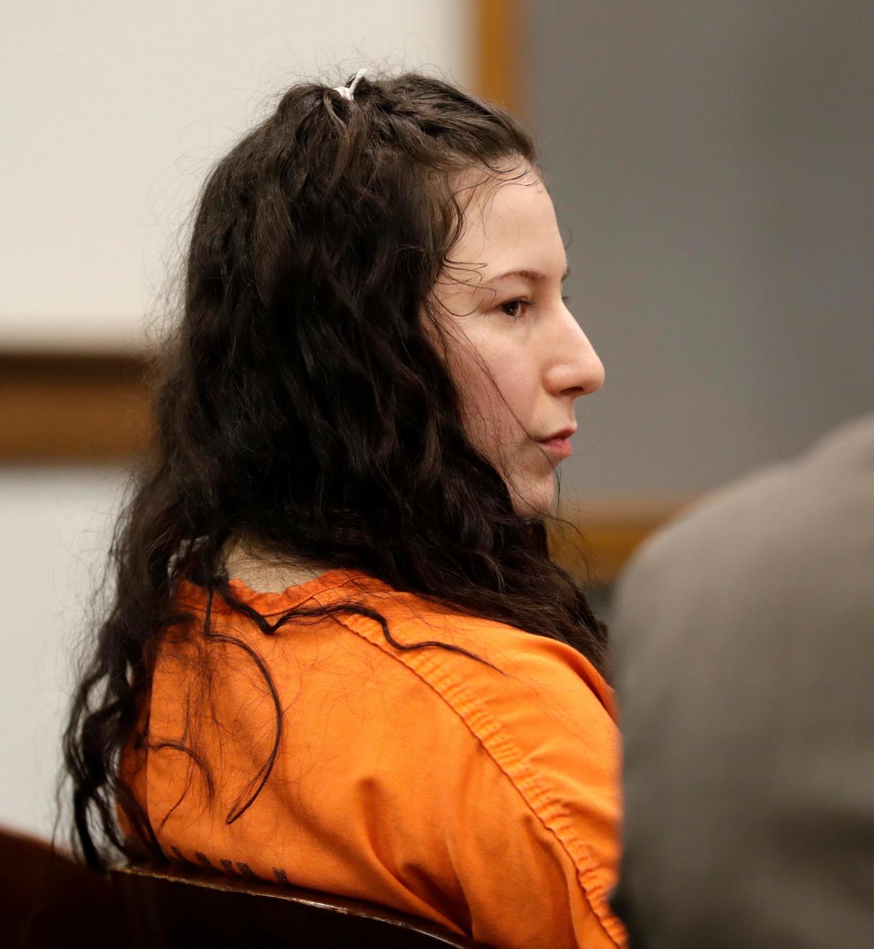 Taylor Schabusiness, who is charged with first-degree intentional homicide, third-degree sexual assault and mutilating a corpse, appears in court for a competency hearing on Jan. 6 in Green Bay. Her trial is scheduled to being July 21 with jury selection after a judge ruled her competent on Friday.