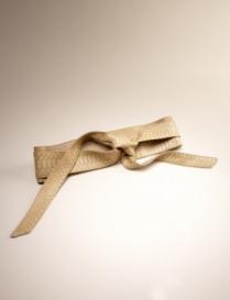 The Limited beige Obi belt, $34.90.