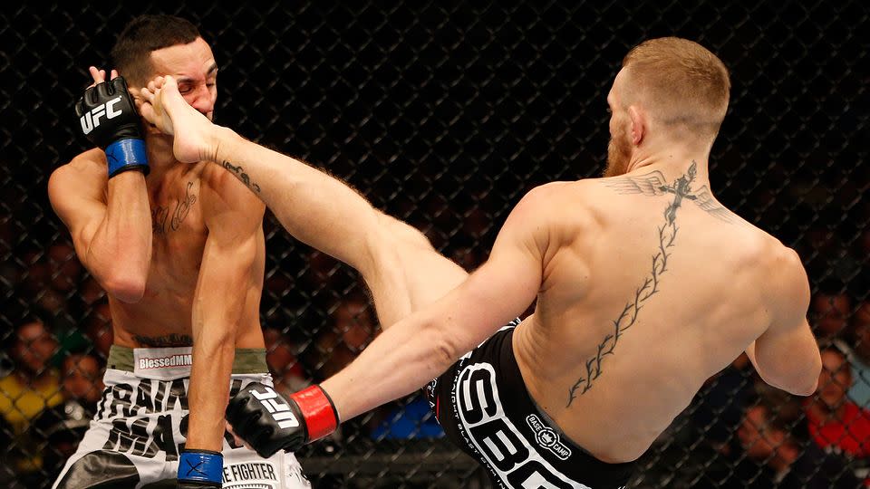 Holloway and McGregor fought in 2013. Pic: Getty