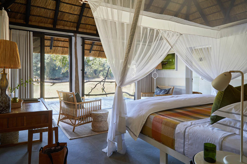 A room at Mfuwe Lodge