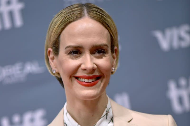 Sarah Paulson attends the Toronto International Film Festival photocall for "The Goldfinch" at TIFF Bell Lightbox in 2019. File Photo by Chris Chew/UPI