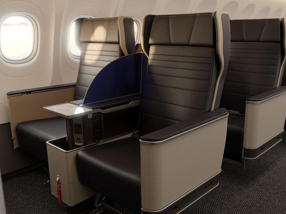 United's new first class section.