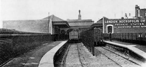 The train departed from here in London (1895) - Credit: SSPL/NATIONAL RAILWAY MUSEUM/SCIENCE & SOCIETY PICTURE LIBRARY