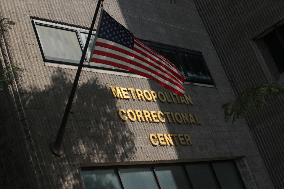 An exterior view of the Metropolitan Correctional Center jail where financier Jeffrey Epstein, who was found unconscious with injuries to his neck according multiple media outlets citing unidentified sources while awaiting trial in his sex trafficking case in the Manhattan borough of New York City, New York, U.S., July 25, 2019. REUTERS/Brendan McDermid