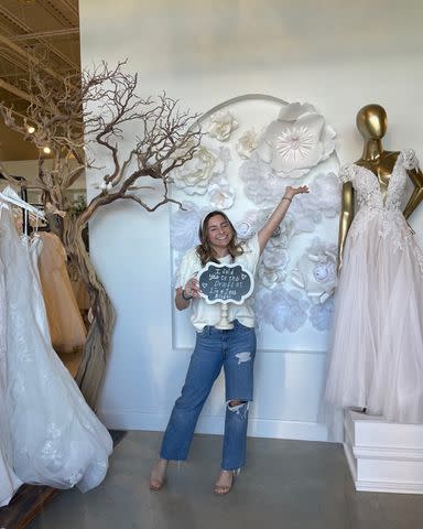 <p>Mary Lou Retton/Instagram</p> Mary Lou Retton shares a photo of her daughter McKenna Kelley wedding dress shopping