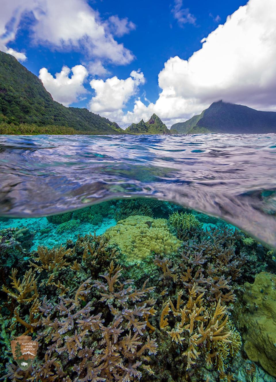 Visitors can enjoy snorkeling and diving in National Park of American Samoa's 4,000 marine acres.