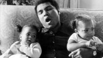 With daughters Laila (9 months) and Hanna (2 years 5 months) in 1978.