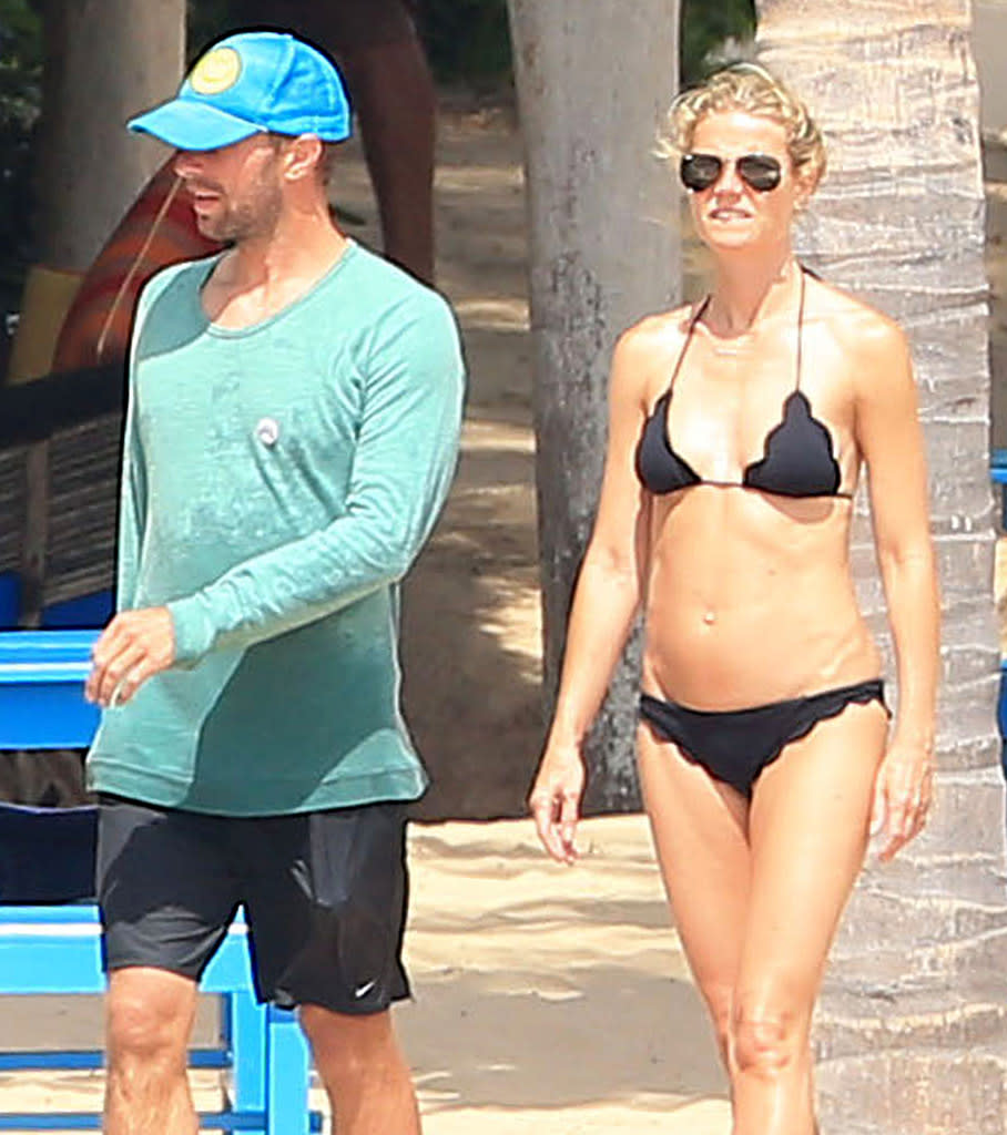 Gwyneth Paltrow and Chris Martin on vacation in Mexico