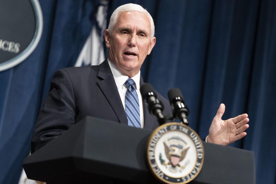 Joshua Roberts/Getty Images Mike Pence