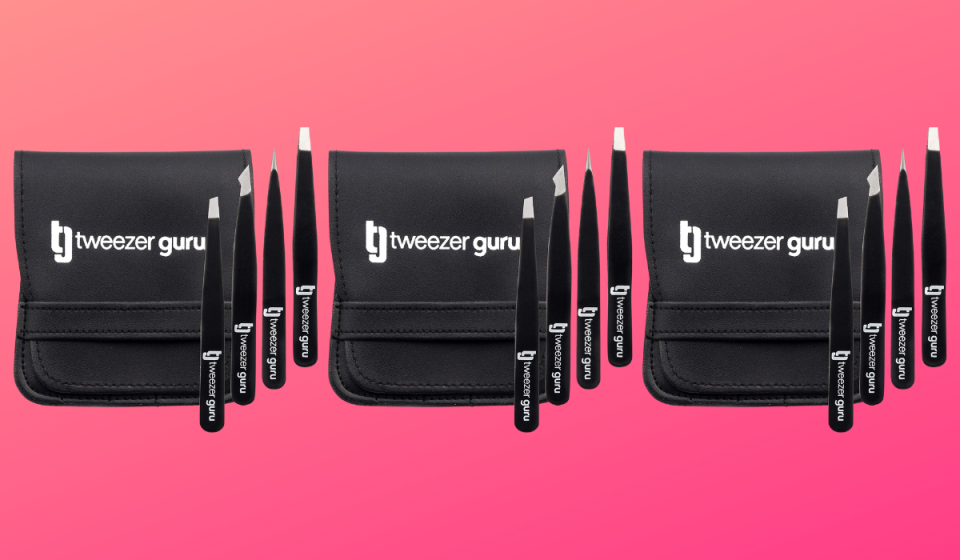 The four-piece Tweezer Guru set is available on Amazon