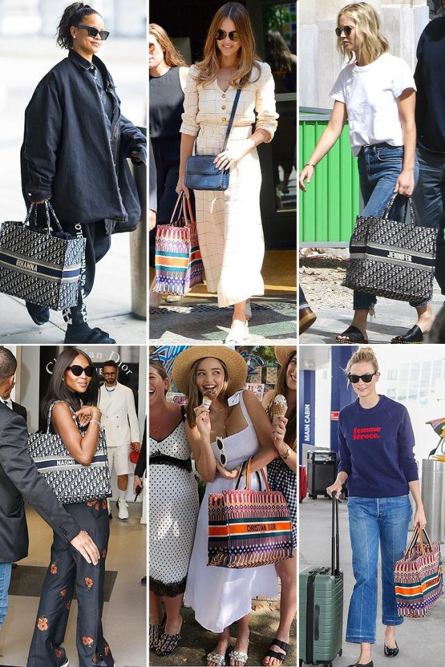 Dior Book Tote craze! It's the must-have bag of celebrities