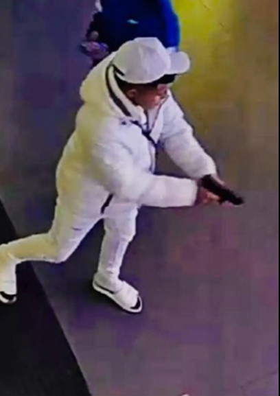 The New York Police Department is asking the public for help identifying this suspect they say shot a person inside a Times Square business on Feb. 4, 2023, then opened fire on police along busy Midtown streets.