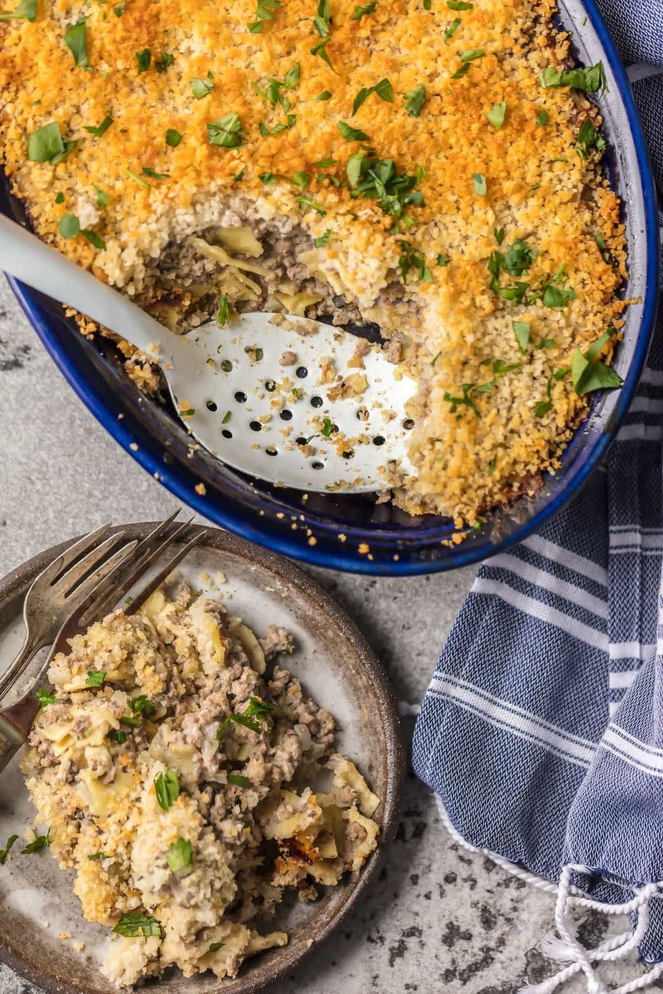 Beef Stroganoff Casserole