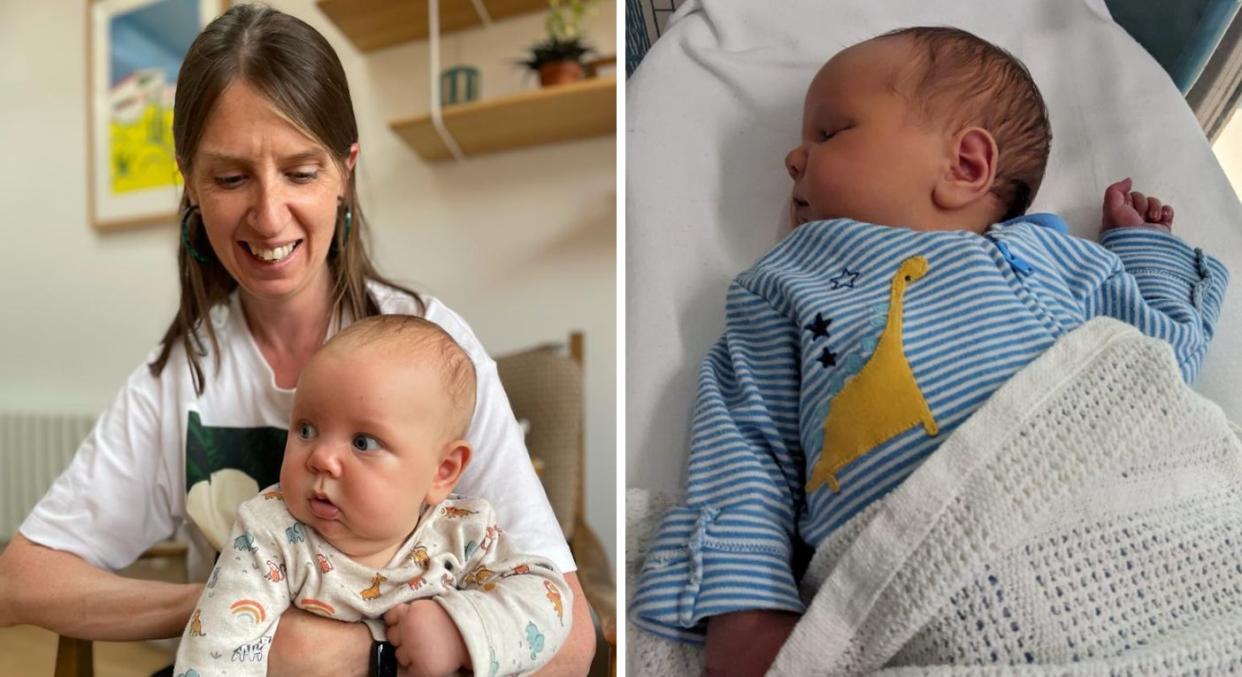 Laurie Ledger-Hardy became a single mum by choice after a break-up at 35 left her worried about her 'biological clock'. (Laurie Ledger-Hardy/SWNS)
