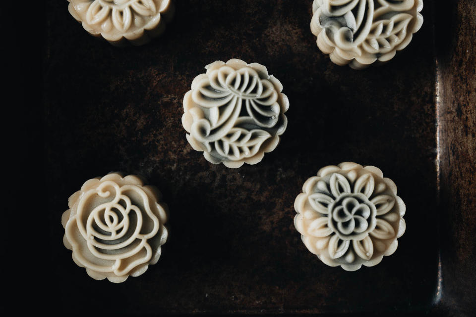 Maggie Zhu has been experimenting with different mooncake recipes in her home kitchen. (Courtesy Maggie Zhu)